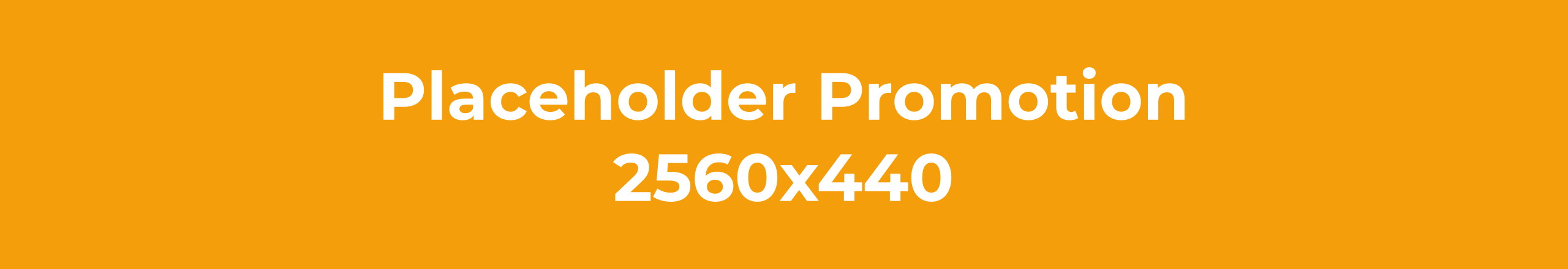 Example Promotion with Banner